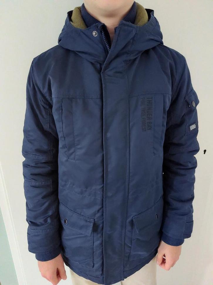 Winterjas jongen maat 158/164, Kinderen en Baby's, Kinderkleding | Maat 158, Zo goed als nieuw, Jongen, Jas, Ophalen of Verzenden