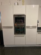 glans witte keuken met apparatuur, Ophalen, Gebruikt, Wit, 150 tot 200 cm