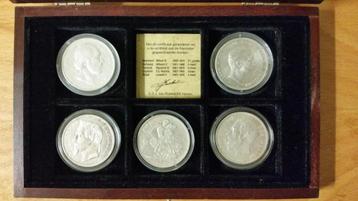 Zilver Munten Set -  Koningen Van Europa  beschikbaar voor biedingen