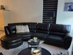 Natuzzi leren hoekbank met sofa en gratis fauteuil, Huis en Inrichting, Ophalen, 250 tot 300 cm, Gebruikt, 100 tot 125 cm