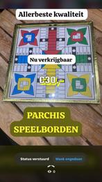 PARCHIS MENS ERGER JE NIET LUXE SPEELBORD, Hobby en Vrije tijd, Gezelschapsspellen | Bordspellen, Nieuw, Ophalen of Verzenden