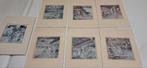 7 Japanse Houtsnede Prints - Hoogkamp Amsterdam, Ophalen of Verzenden