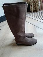 DAMES LAARZEN NIEUW SUÈDE LOOK MAAT 37 KLEUR BRUIN, Ophalen of Verzenden, Nieuw, Bruin, Hoge laarzen