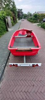 Visboot met trailer set vis bootje setje roofvissen., Ophalen, Gebruikt, Tot 10 pk, 3 tot 6 meter