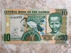 10 dalasis, Gambia., Postzegels en Munten, Verzenden, Overige landen, Los biljet