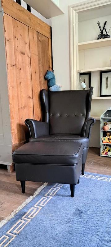 Fauteuil incl voetenbank ikea beschikbaar voor biedingen