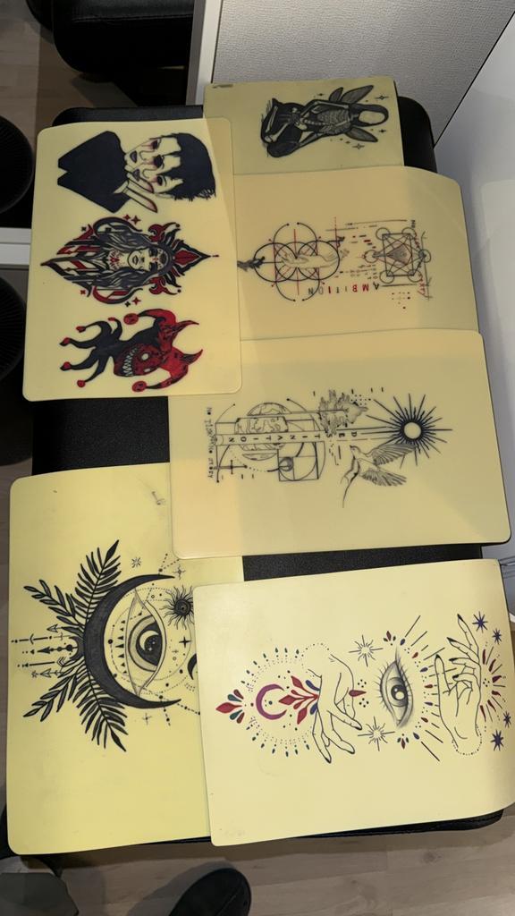 Tattoo voor materiaalkosten, Hobby en Vrije tijd, Tekenen, Ophalen