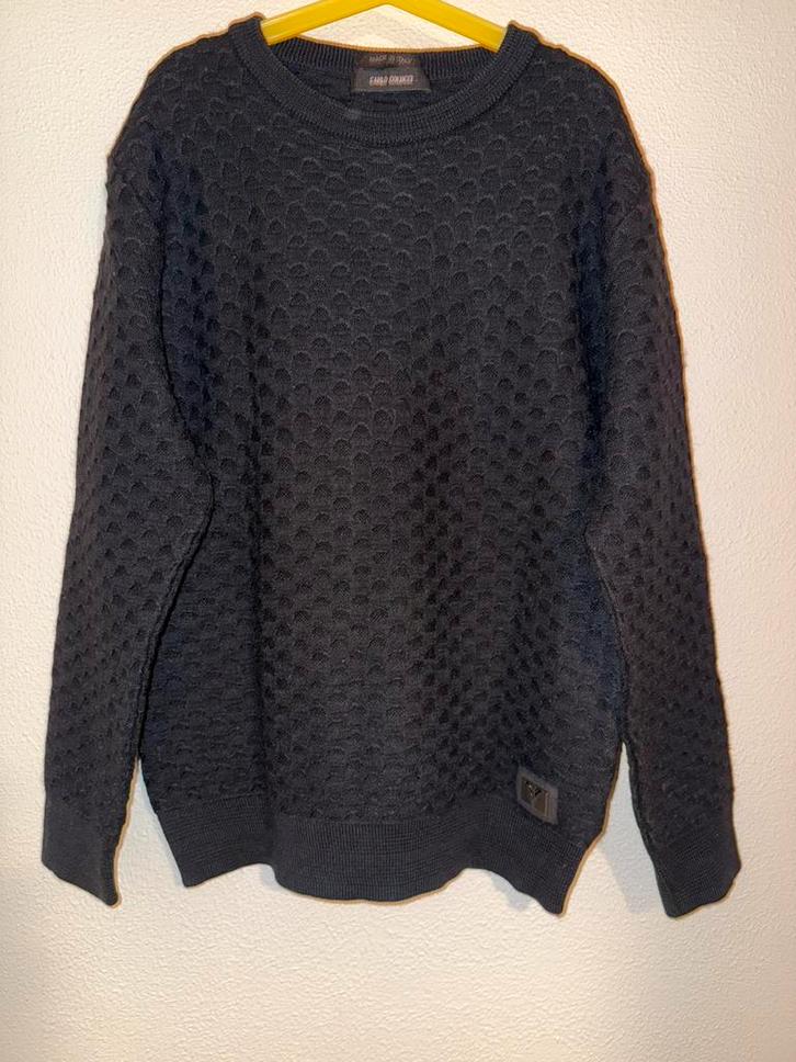 Zgan Carlo Colucci Trui zwart Maat XS, Kleding | Heren, Truien en Vesten, Zo goed als nieuw, Maat 46 (S) of kleiner, Zwart, Ophalen of Verzenden