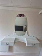 GRATIS Kaptafel met spiegel - Opknapper, Huis en Inrichting, Tafels | Kaptafels, Ophalen, Gebruikt, 100 tot 150 cm, Minder dan 100 cm