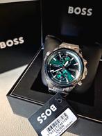 Originele Hugo Boss HB1513930 GLOBETROTTER  NIEUW  46MM, Sieraden, Tassen en Uiterlijk, Ophalen of Verzenden, Nieuw, Staal, Overige merken