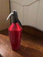 Vintage Rode Soda Syphon / Sodafles – Retro Design, Verzenden, Zo goed als nieuw