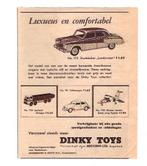 Dinky Toys advertentie, Ophalen of Verzenden
