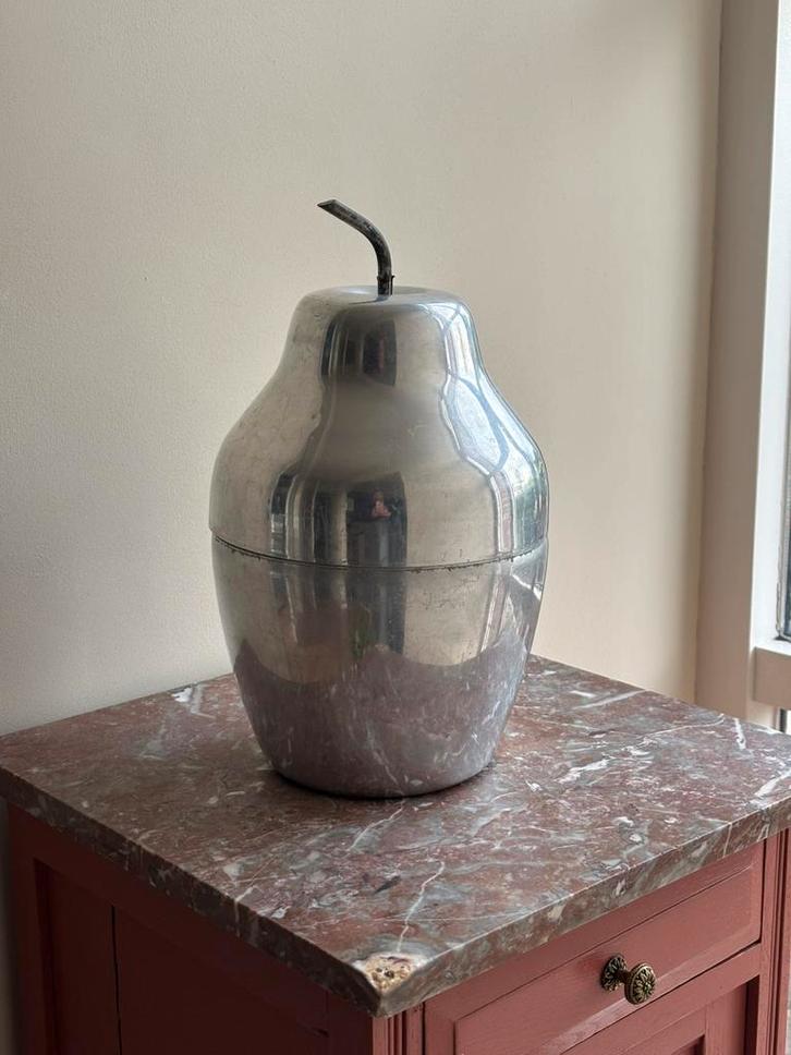 Vintage wijnkoeler ,ijsemmer, champagnekoeler peervorm, Antiek en Kunst, Antiek | Keukenbenodigdheden, Ophalen of Verzenden