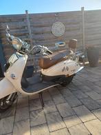 Grande retro scooter blauw kenteken, Fietsen en Brommers, Snorfietsen en Snorscooters, Gebruikt, Benzine, Ophalen, Overige merken