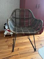 Rotan stoel, Huis en Inrichting, Ophalen, Bruin, Riet of Rotan, Zo goed als nieuw