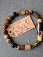 575 edelsteen armband met Tibetaanse Dzi "As You Wish", Antiek en Kunst, Kunst | Niet-Westerse kunst, Ophalen of Verzenden