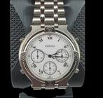 Vintage  Gucci Chronograph Heren Horloge, Verzenden, ., Zwart, Zo goed als nieuw