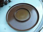 2 x giga groot  draaiplateau Ø 36 cm bruin en grijs, Ophalen of Verzenden, Zo goed als nieuw