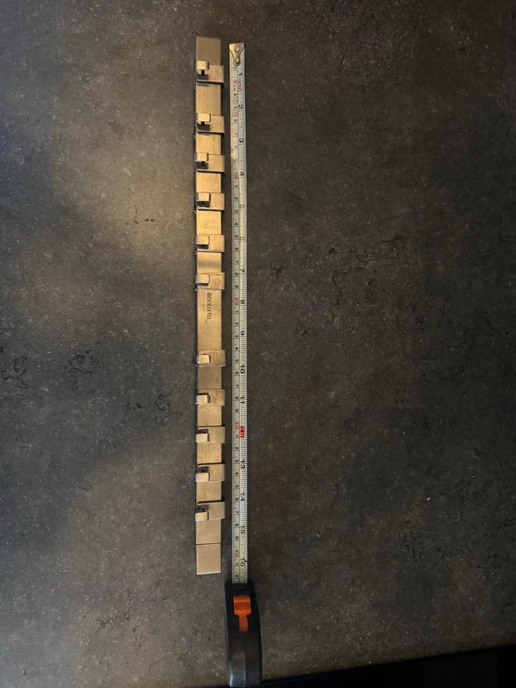 Brabantia Muurrek Keukenaccessoires, Sieraden, Tassen en Uiterlijk, Armbanden, Gebruikt, Staal, Zilver, Ophalen of Verzenden