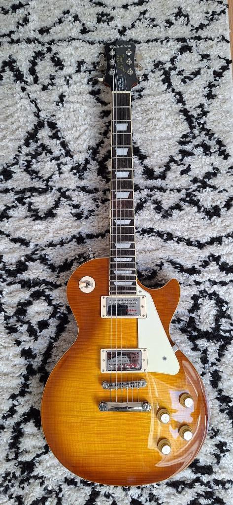 Epiphone Standaard plus top Pro Les Paul, Muziek en Instrumenten, Snaarinstrumenten | Gitaren | Elektrisch, Zo goed als nieuw