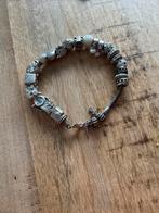 Vintage Bedelarmband, Ophalen of Verzenden, Gebruikt, Zilver, Met bedels of kralen