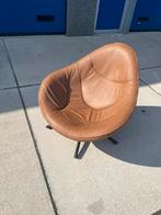 Nieuwe Hidde draaifauteuil leer Waterbuffel cognac, Ophalen, Nieuw, Leer, 75 tot 100 cm