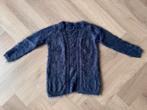 Meisjes fluffy vest blauw/goud glitter maat 110/116, Kinderen en Baby's, Kinderkleding | Maat 110, Ophalen of Verzenden, Gebruikt