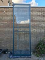 Nieuwe stalen taats deur ijzergrijs 260x88,5, Doe-het-zelf en Verbouw, Deuren en Horren, Ophalen, 80 tot 100 cm, 215 cm of meer