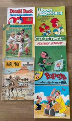Setje diverse vintage stripboeken, Boeken, Ophalen of Verzenden, Zo goed als nieuw, Meerdere stripboeken