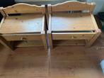 Houten nachtkastjes, Huis en Inrichting, Ophalen, Gebruikt, 45 tot 65 cm, Minder dan 55 cm