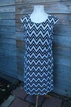 Jurk zwart/ grijs/ wit Hermann Lange mt 44 Vaste prijs, Kleding | Dames, Jurken, Zwart, Maat 42/44 (L), Ophalen of Verzenden, Zo goed als nieuw