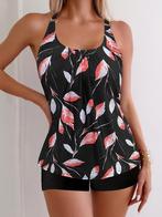 Tankini met pijpjes zwart rood 38 40 42 44 46 bikini, Kleding | Dames, Badmode en Zwemkleding, Ophalen of Verzenden, Nieuw, Zwart
