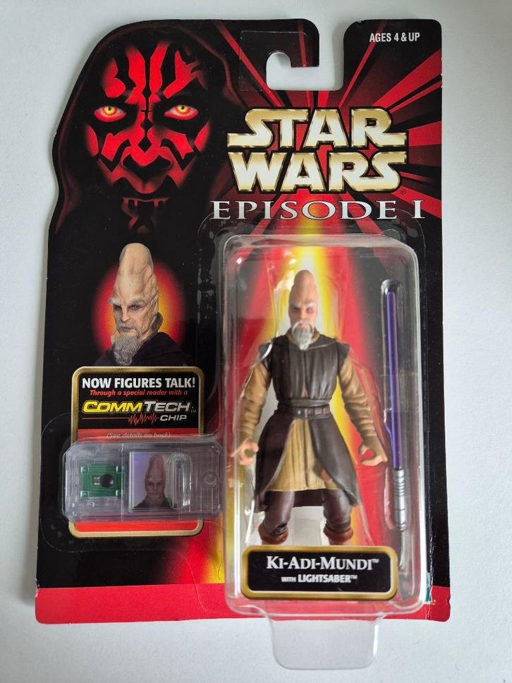Star Wars EP1 Ki-Adi Mundi Jedi Master with Lightsaber, Verzamelen, Star Wars, Nieuw, Actiefiguurtje, Ophalen of Verzenden