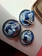 Blauw witte molen kop en schotels, Huis en Inrichting, Keuken | Servies, Ophalen, Zo goed als nieuw, Overige stijlen, Kop(pen) en/of Schotel(s)