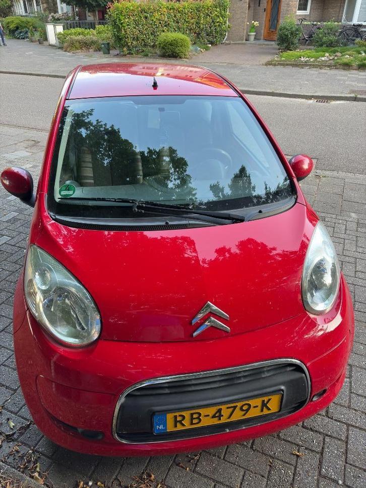Citroën C1 1.0 3-DRS 2009 Rood, Auto's, Citroën, Particulier, C1, Airbags, Bluetooth, Centrale vergrendeling, Elektrische ramen