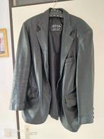 Zwarte leren blazer ZIYA, Kleding | Heren, Maat 48/50 (M), Zwart, Zo goed als nieuw, ZIYA