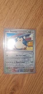 Snorlax, Ophalen of Verzenden, Zo goed als nieuw, Losse kaart, Foil