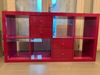 Roze Ikea Kast (Kallax), Ophalen, Zo goed als nieuw, Minder dan 150 cm, Minder dan 100 cm