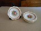 Royal Albert Lady Carlyle petit four schoteltjes, Ophalen of Verzenden, Zo goed als nieuw, Overige stijlen, Kop(pen) en/of Schotel(s)