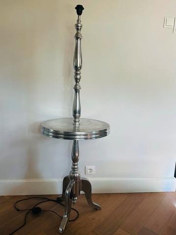 2x Zilveren Lamp Tafels Riviera Maison Bijzettafel Lamp beschikbaar voor biedingen