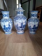 Set Delfts Blauwe Vazen met Deksel, Ophalen