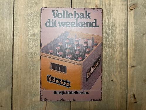 Reclamebord Heineken 20x30, Verzamelen, Merken en Reclamevoorwerpen, Zo goed als nieuw, Reclamebord, Ophalen of Verzenden