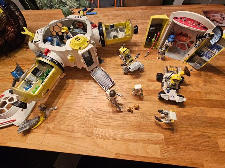Playmobil SPACE |9487|9491|9101|70307| SET 4in1 MARS MISSION, Kinderen en Baby's, Speelgoed | Playmobil, Zo goed als nieuw, Complete set