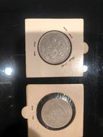 1 gulden munten 1923 en 1931 Wilhelmina, Zilver, Koningin Wilhelmina, 1 gulden, Ophalen of Verzenden