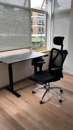 Sihoo Zwarte Bureaustoel met Ergonomische Eigenschappen, Zwart, Ophalen of Verzenden, Zo goed als nieuw, Bureaustoel