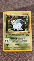 Pokémon card Nidoran 57/64 1995, Losse kaart, Verzenden