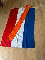 Nederlandse vlag van  95cm bij 145xm. Oranje wimpel NIEUW, Diversen, Vlaggen en Wimpels, Nieuw, Ophalen