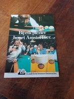 Advertentie Amstel bier 2 1982, Ophalen of Verzenden, Zo goed als nieuw, Motoren