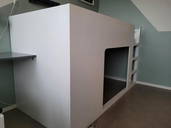 Kura bed met ombouw, Kinderen en Baby's, Kinderkamer | Bedden, 180 cm of meer, 85 tot 100 cm, Ophalen