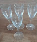 LANSON champagne glazen, 4 stuks (nr. 1), Ophalen of Verzenden, Borrel- of Shotglas, Zo goed als nieuw